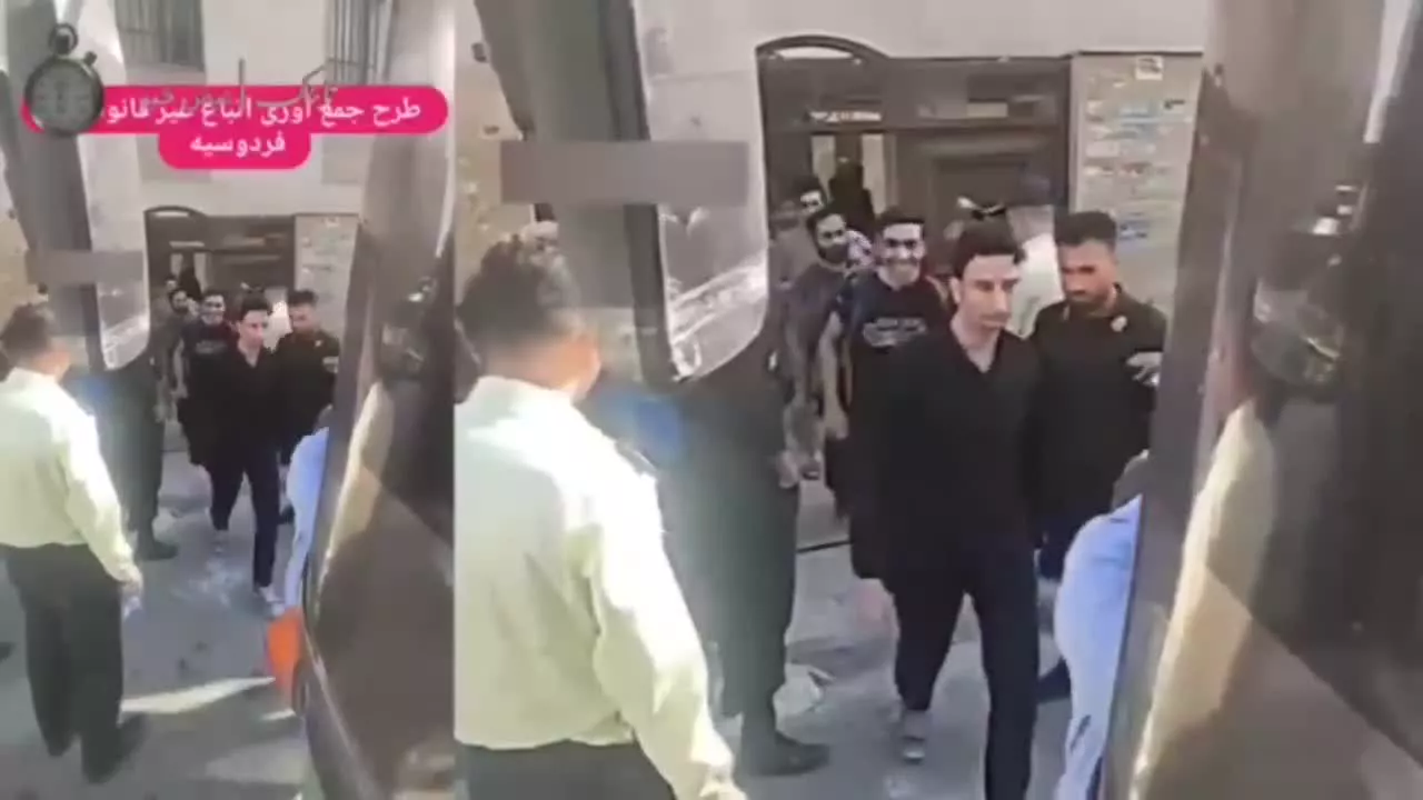   لحظه بازداشت ۷۰ تبعه افغانستانی از یک خانه نقلی در هاشم‌آباد