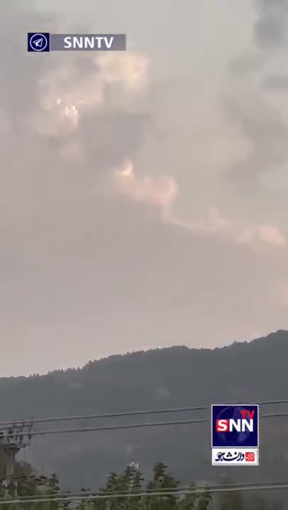    تصویری از تعقیب پهپاد مقاومت توسط بالگرد اسرائیل