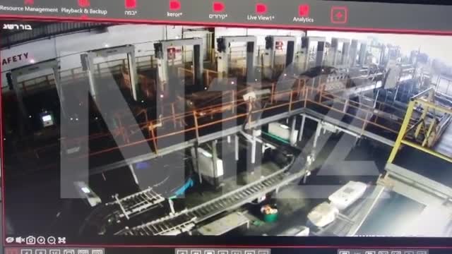   لحظه برخورد پهپاد حزب‌الله به کارخانه اسرائیلی