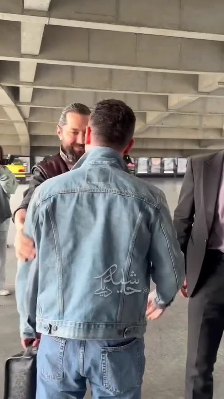   دیدار گرم و صمیمی بهرام رادان و هوتن شکیبا