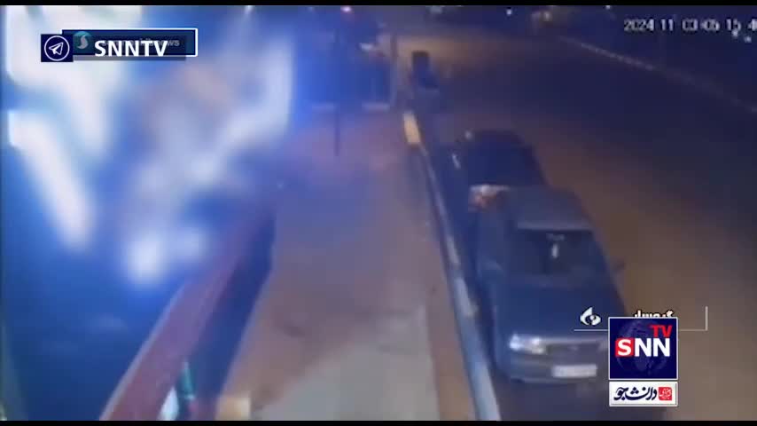   لحظه وقوع زمین لرزه ۴.۸ ریشتری در گرمسار