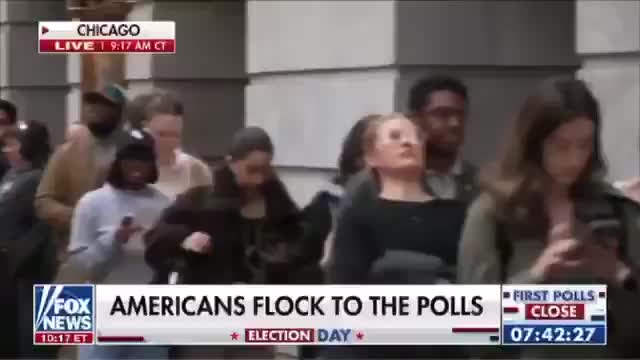   حضور گسترده در شیکاگو برای رای دادن
