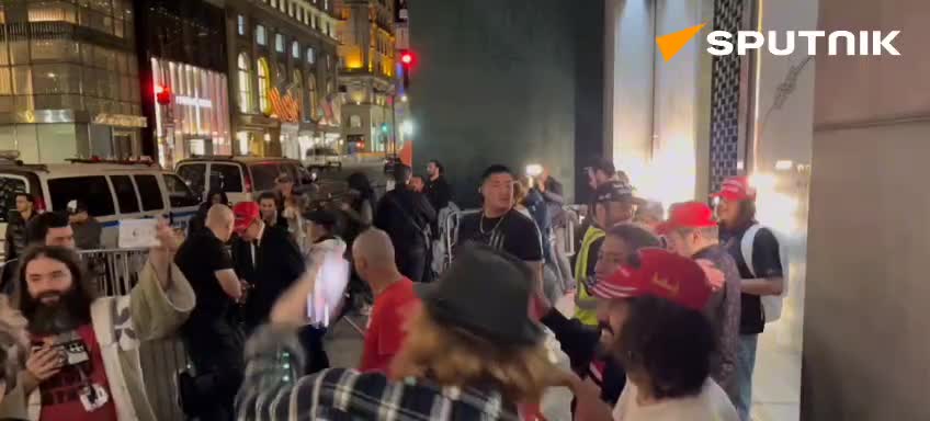   رقص و پایکوبی حامیان ترامپ پس از پیروزی در انتخابات آمریکا