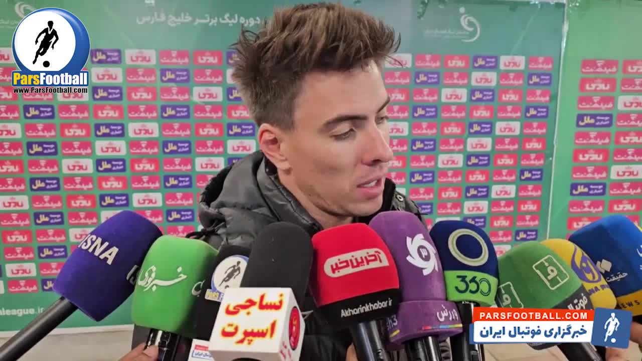 خوشحالی عجیب ستاره خارجی نساجی پس از برد مقابل پرسپولیس + سند