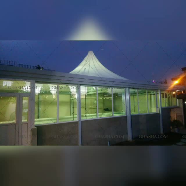 نصب سقف برقی رستوران تالار کافه فستفوود