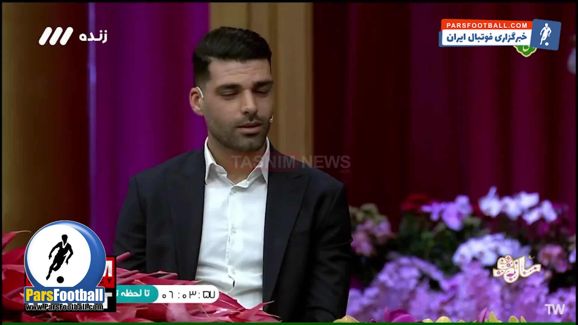 اقدام جالب مهدی طارمی روی آنتن زنده