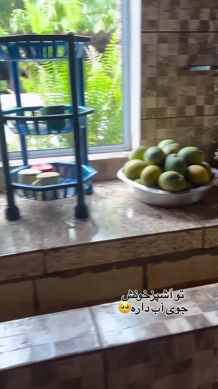 آشپز خانه ای که جوی آب داره😍