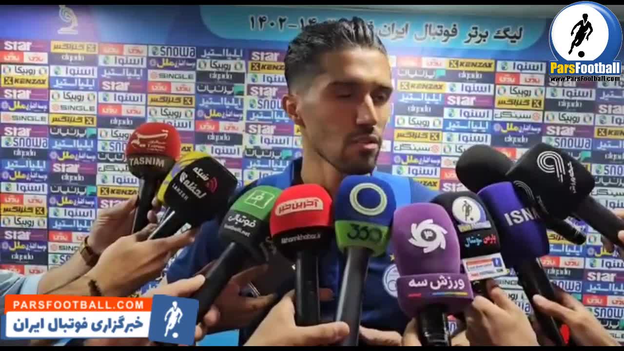 واکنش حسین حسینی به داوری استقلال و شمس آذر + فیلم