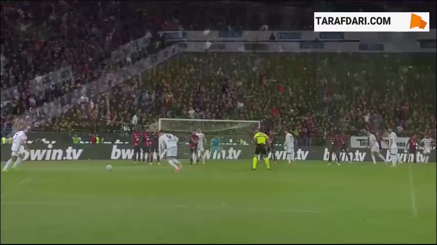 گل زیبای دوشان ولاهوویچ به کالیاری از روی ضربه آزاد