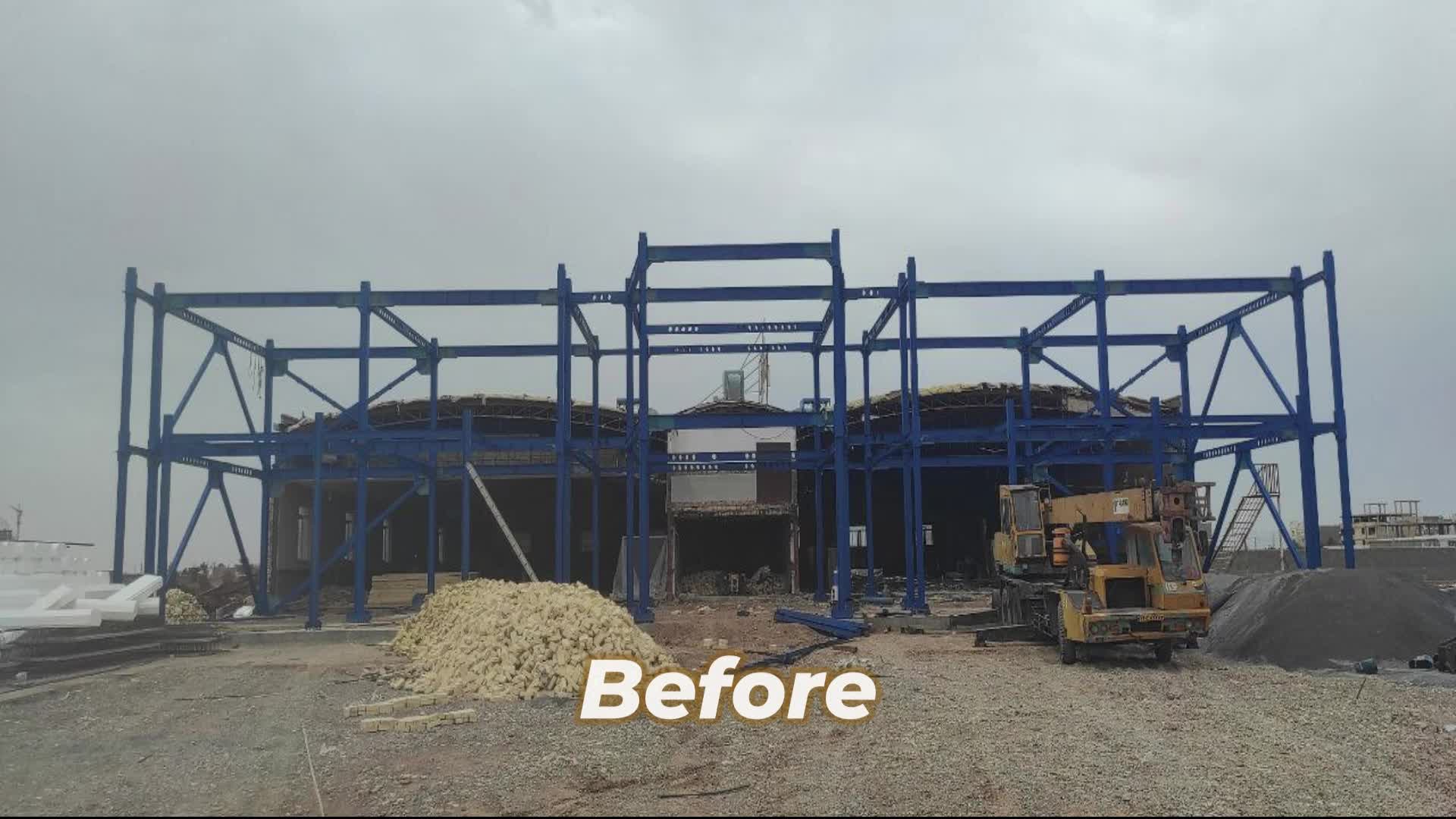 طراحی و اجرای خارجی و محوطه باغ تالار تشریفاتی قصر یزد