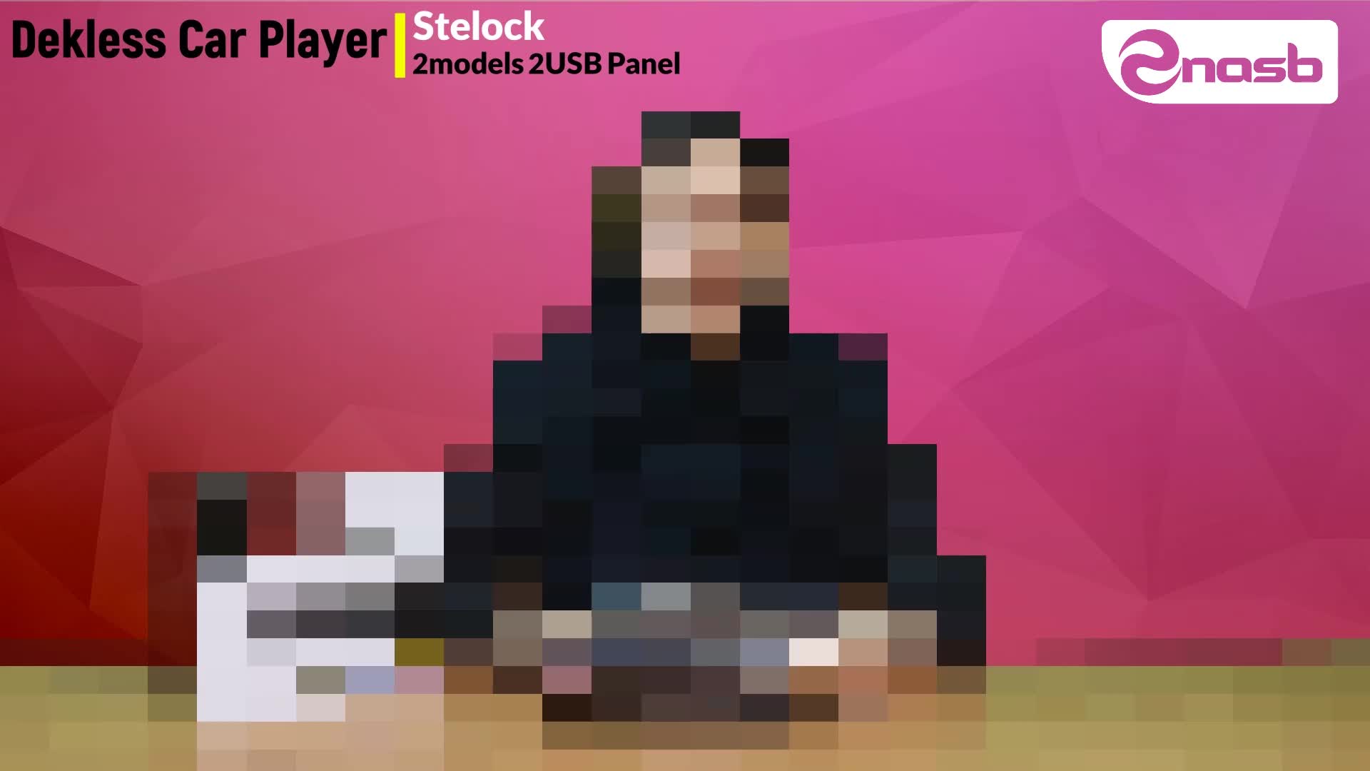 ضبط ماشین پنل ثابت استیلاک دارای دو پورت USB