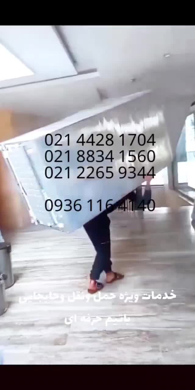 ویدئو حمل و نقل اسباب منزل