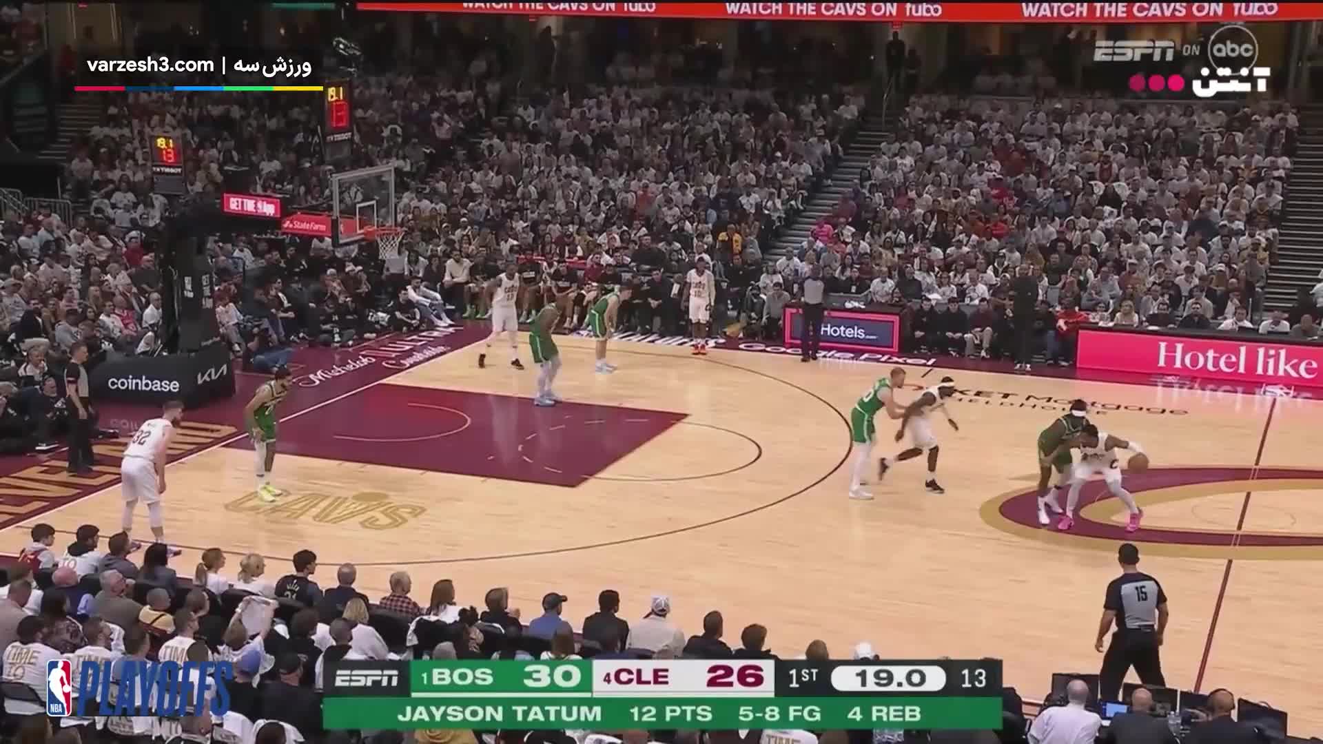 خلاصه بسکتبال کلیولند کاوالیرز - بوستون سلتیکس