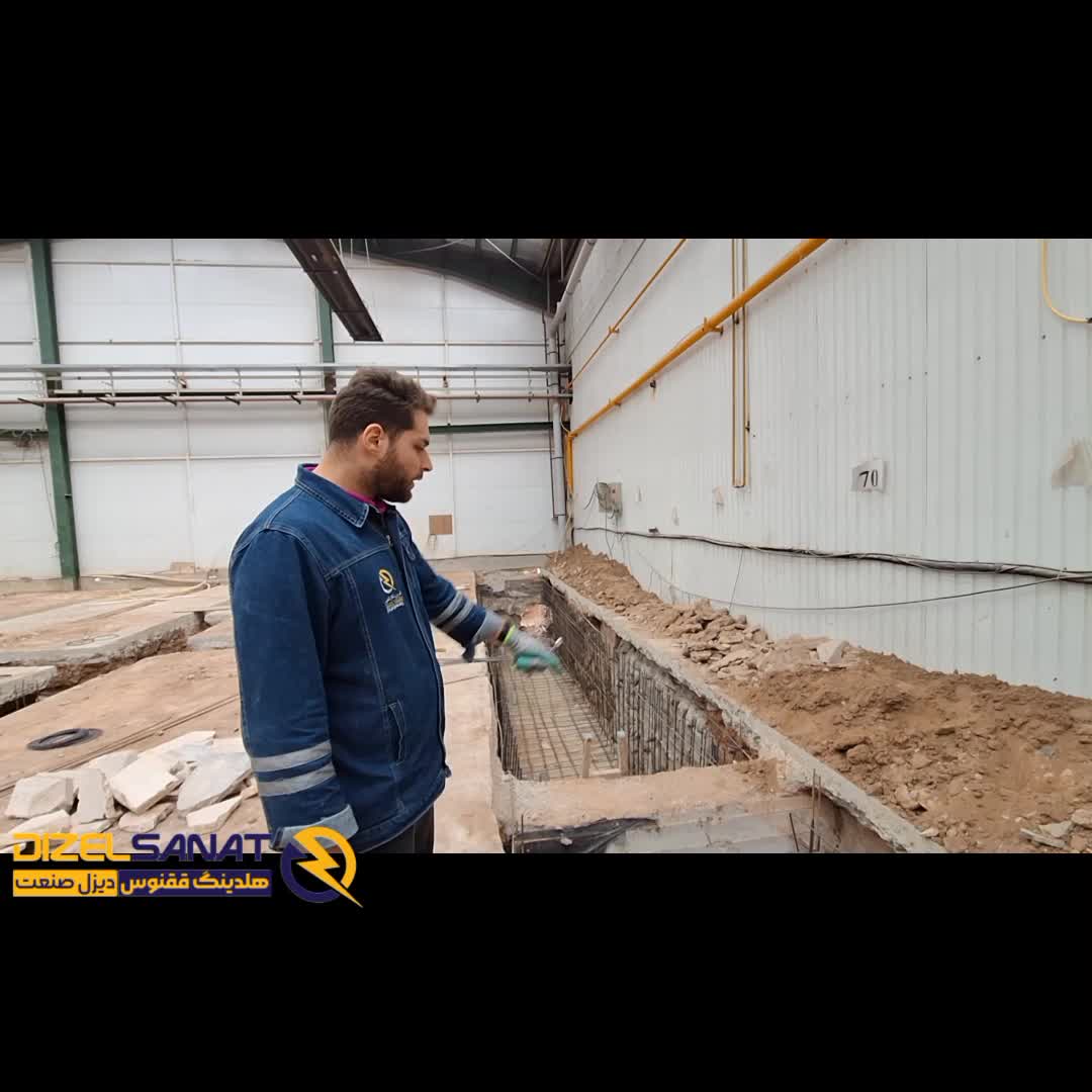 اجرای فونداسیون نیروگاه دیزلی