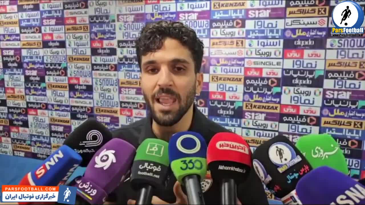 متلک ساسان انصاری به داور دیدار استقلال + فیلم