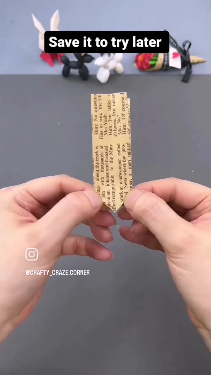 آموزش درست کردن انگشتر با کاغذ