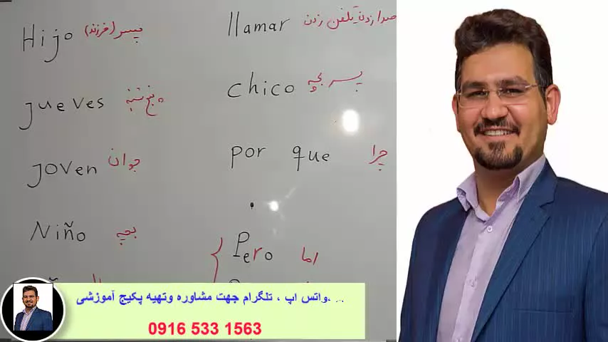 آموزش کامل زبان اسپانیایی باپکیج کاملا تصویری استاد 10 زبانه