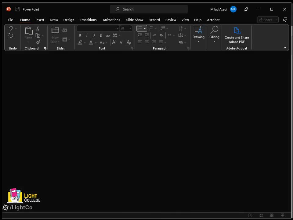آموزش استفاده از نمودار در پاورپوینت - جلسه 8