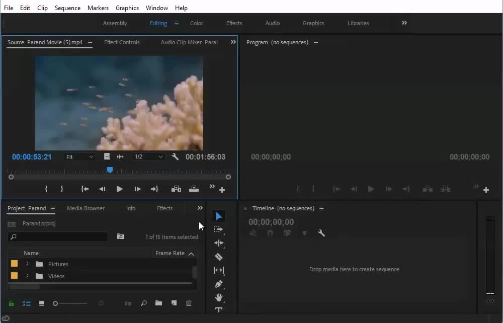 قسمت اول اموزش پنل های پریمیر