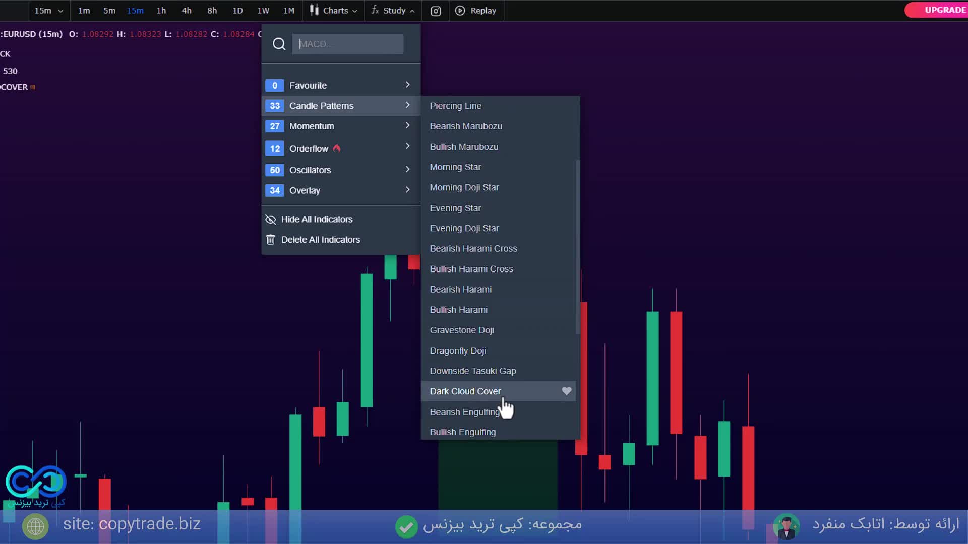 ‫استراتژی باینری آپشن بدون اندیکاتور [از ابر سیاه تو کوتکس و پاکت آپشن دلار میریزه!] - ST019