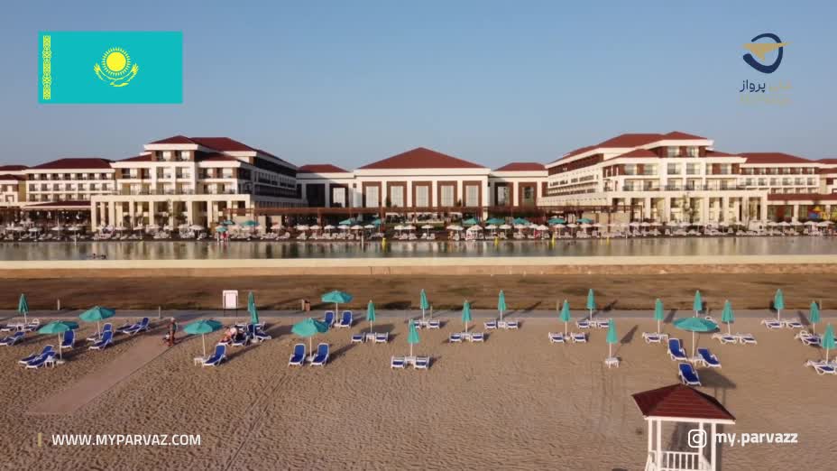 "کاوش در لوکس و زیبایی: هتل ریکسوز، جواهره‌ای در قلب قزاقستان"🛎️🏖️