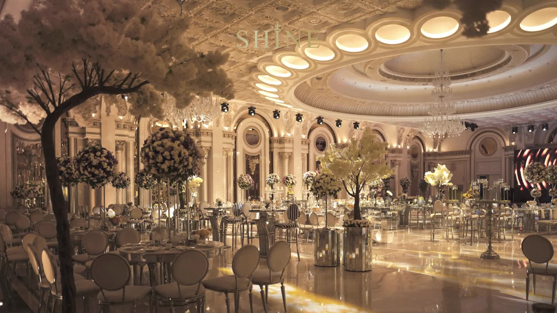 طراحی و اجرای داخلی باغ تالار تشریفاتی یلان