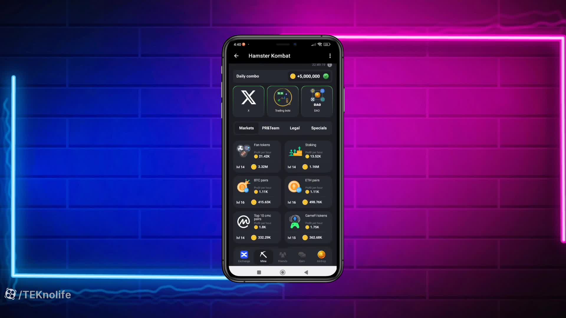 کارت های همستر کامبت یکشنبه 20 خرداد | 5 میلیون سکه رایگان