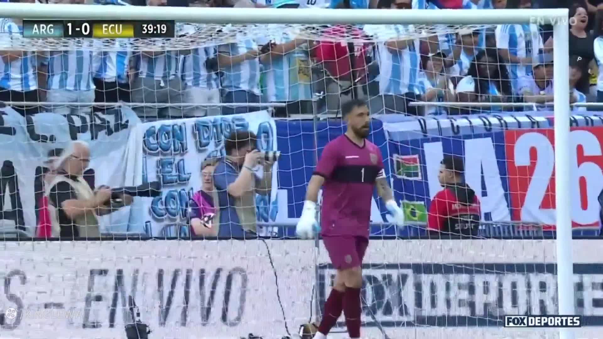 خلاصه بازی آرژانتین ۱-۰ اکوادور | بازی دوستانه ملی