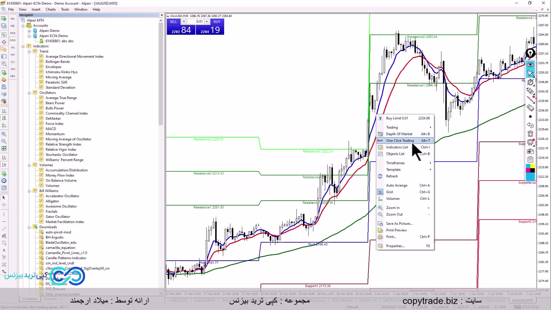 ‫استراتژی فیبوناچی و پرایس اکشن فارکس روزانه [قدرت بالا و حرفه ای!] - ST025