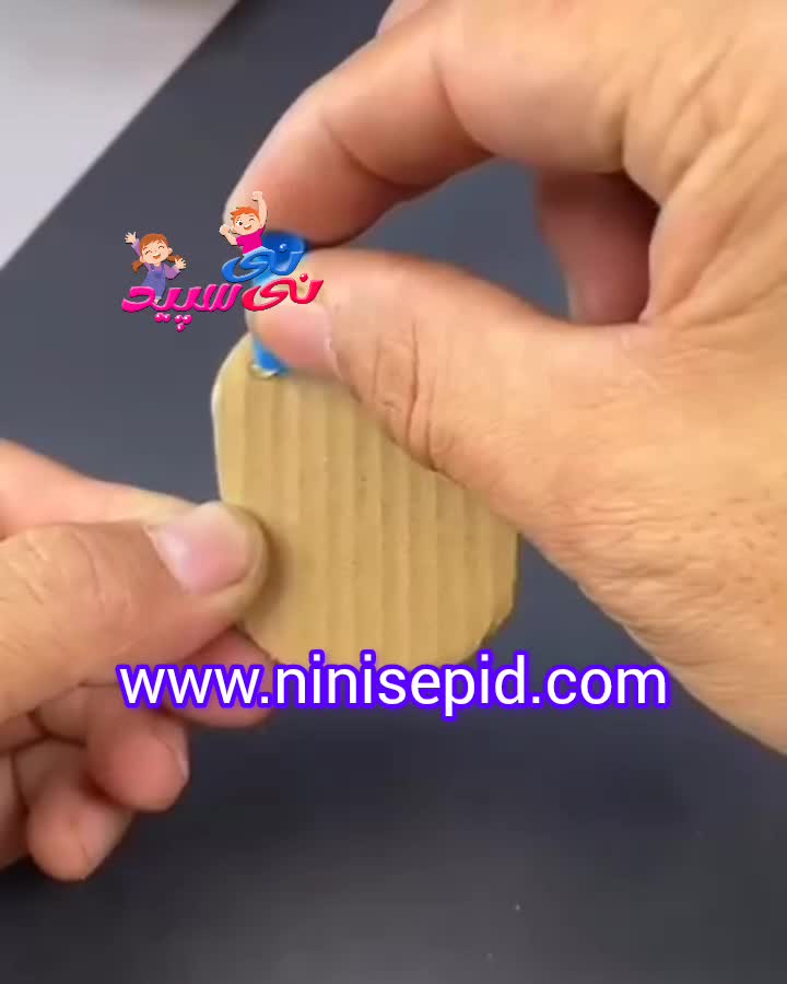 کاردستی صندلی با نی