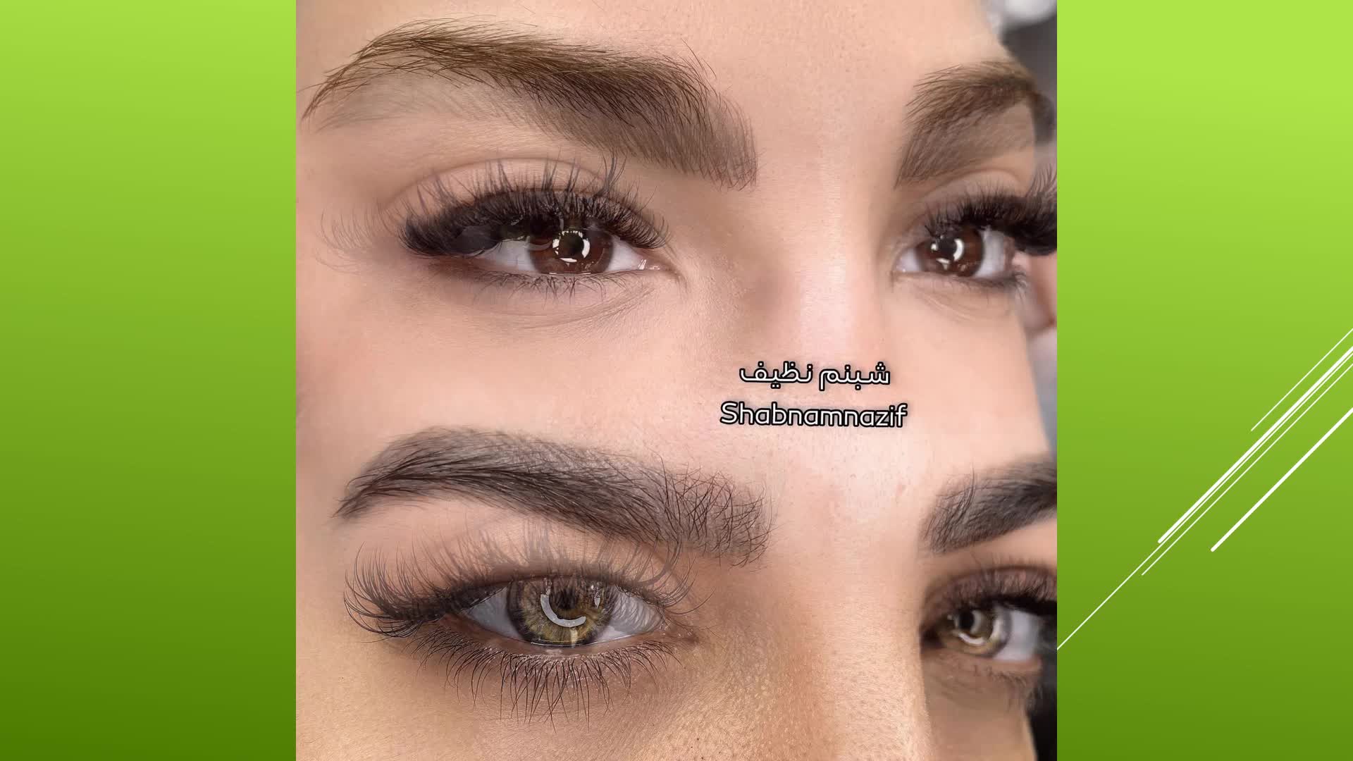 فیبروز ابرو،اکستنشن مو،میکاپ عروس سعادت آباد