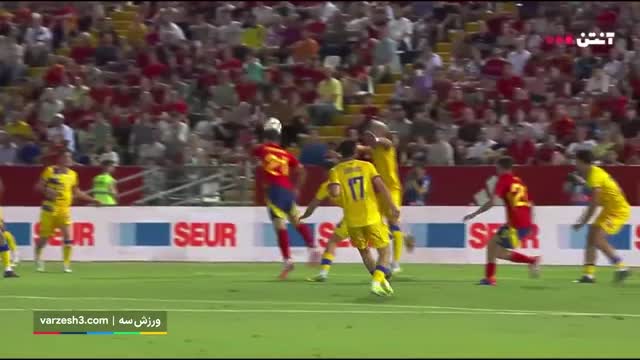 خلاصه بازی/ اسپانیا 5 _ 0 آندورا