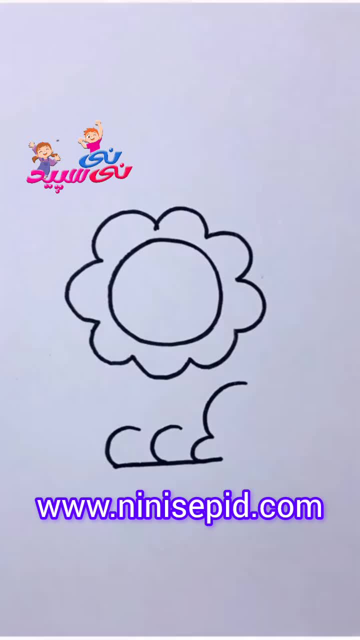 آموزش نقاشی شیر جنگل