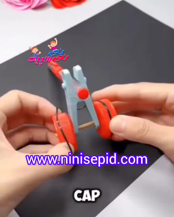 ساخت ماشین با وسایل ساده