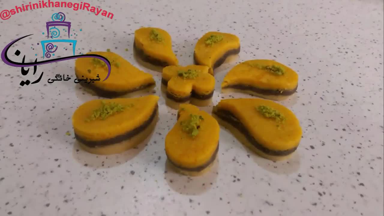 آموزش حلوا سه رنگ مجلسی