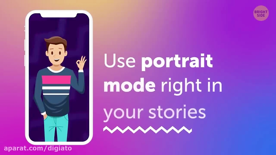 ترفند برنامه اینستاگرام قسمت سوم | با موضوع پرتره های حرفه ای بگیرید