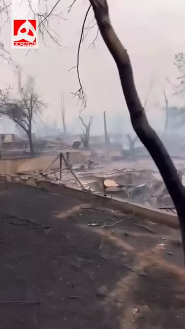 در شهر گردشگری «جاسپر» در کانادا آتش‌سوزی بزرگی برپا شد!