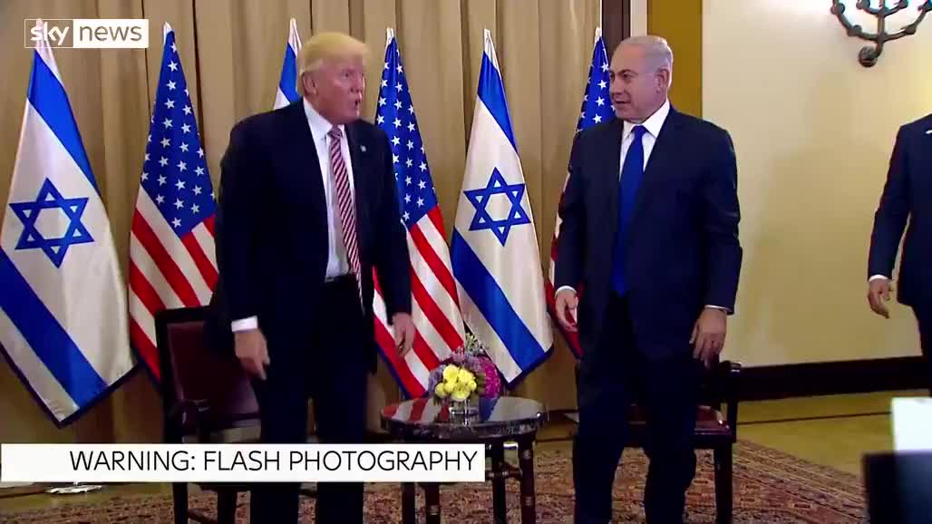 برخورد دیدنی ترامپ با نتانیاهو در برابر حضور خبرنگاران