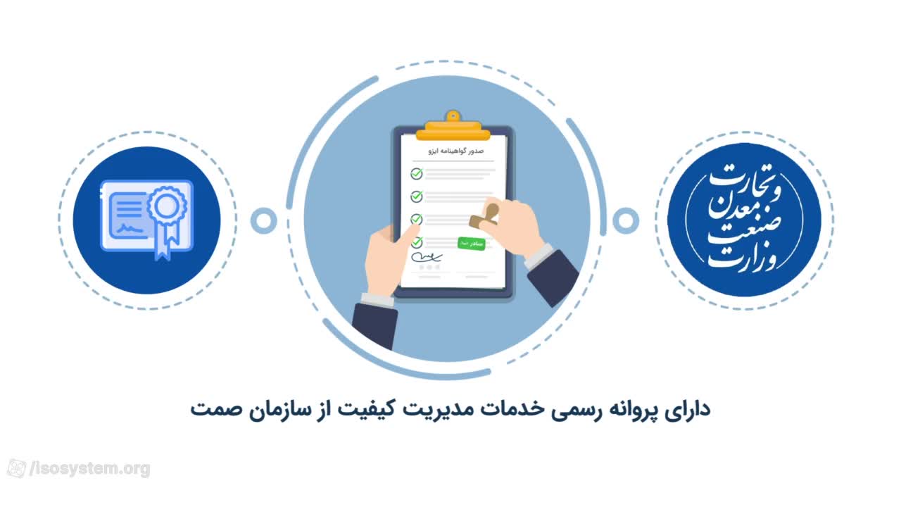 گواهینامه ایزو معتبر isosystem.org