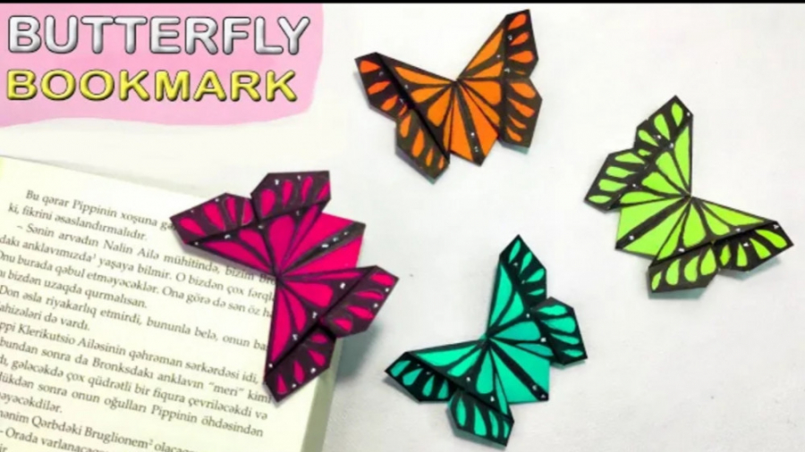 آموزش ساخت بوکمارک پروانه