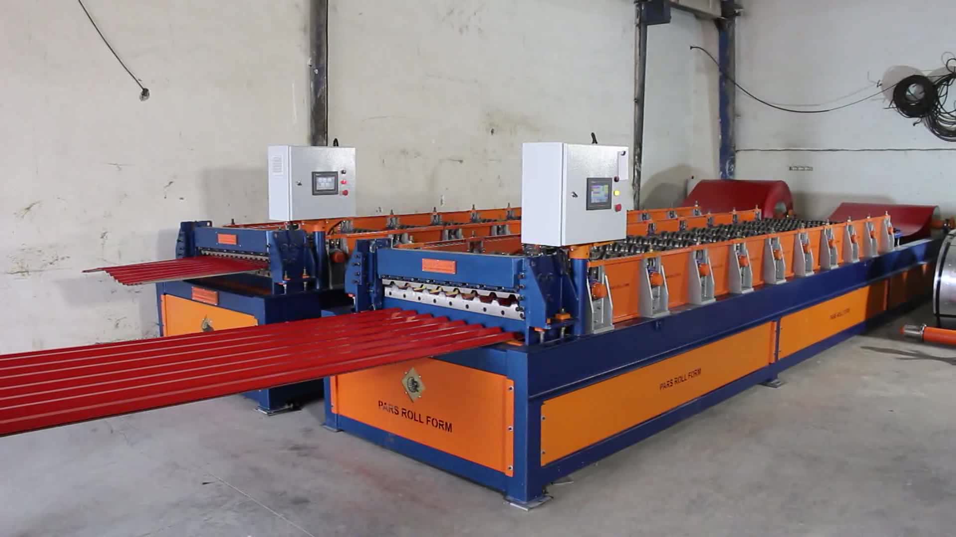 ساخت دستگاه رول فرمینگ سینوسی