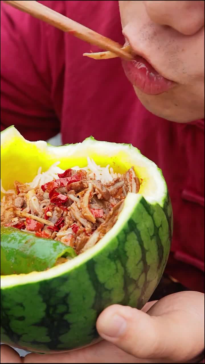 موکبانگ خنده دار چالش خوردن غذای چینی اسمرموکبانگ خنده دار 14