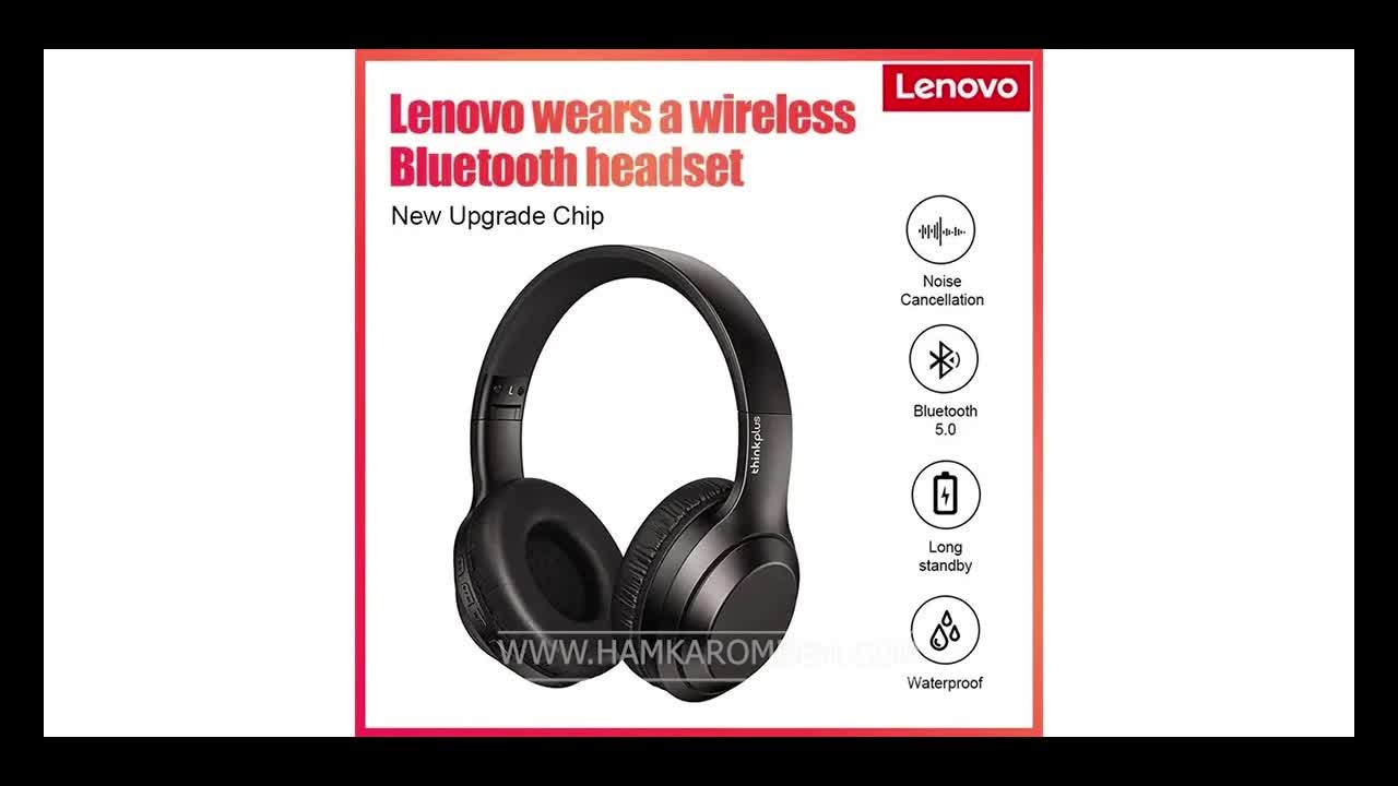 هدفون بی سیم Thinkplus TH10 لنوو (LENOVO) سفید