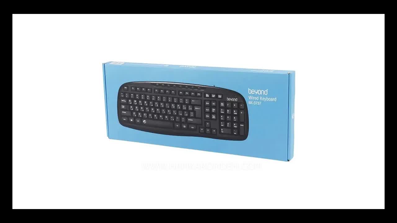 کیبورد سیم دار BK-3737 بیاند (Beyond)