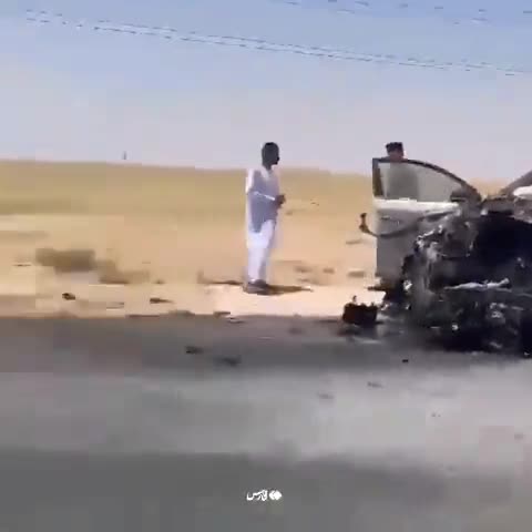 تصاویر تازه از حمله پهپادی به یک خودرو در شمال عراق