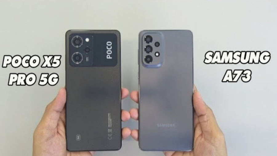 بررسی و مقایسه گوشی میانرده اندرویدی A73 و Poco X5 pro