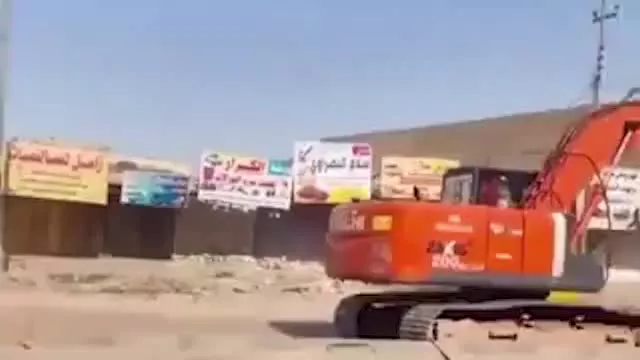 فرار خودروی پراید از دست پلیس عراق که با دوج آمریکایی!