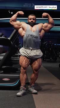 رونمایی هادی چوپان از بدن ترسناکش | هادی چوپان حریف طلبی کرد