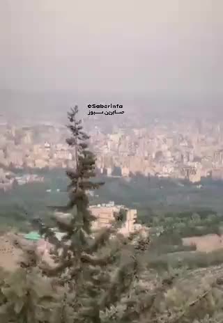 دختری جوان از محل ترور اسماعیل هنیه در تهران با تلفن همراه خود ضبط کرده است!