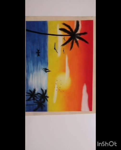 دریا در غروب